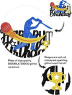 Cricket Cake Topper Cricket Birthday Cake Toppers Decorations for Boys Girls Adult Glitter Cricket Happy Birthday Decorations Sports Theme Party Supplies