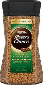 Nescafe Taster's Choice Decaf House Blend Medium Light Roast Instant Coffee 7 oz
