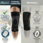 Wrestling Knee Pad, BJJ Knee Sleeve with Detachable Straps – Anti-Slip Compression Brace with Full Knee Cap Protection – for BJJ, Wrestling, Judo, MMA, Basketball, Tennis & Running Sports (Size M)