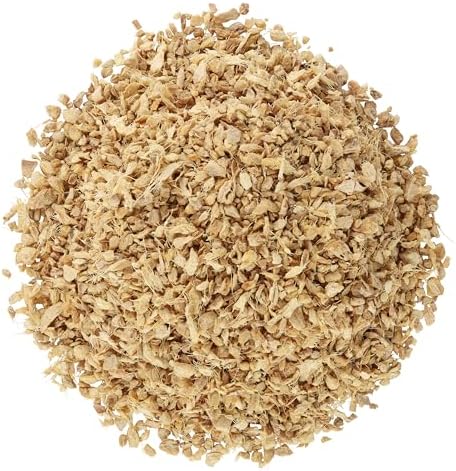 Halo Naturals Organic Ginger Root Cut & Sifted, 4 Ounces (Zingiber officinale) USDA Certified | Resealable Pouch| Packaged in The USA