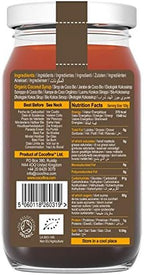 Cocofina Organic Low Glycemic Unrefined Coconut Sugar Nectar in Glass Jar 350 ml