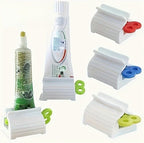 3-Pack Toothpaste Squeezer Set, Toothpaste, Face Wash and Cosmetic Dispenser, Durable Bathroom Tool, Red Green Blue 3pcs Standard Size, Plastic, Home and Travel Organizer