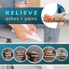 BraceAbility AFO Foot Drop Brace - Adjustable Soft Ankle Foot Orthosis Drop Foot Brace for Men and Women, Walking with Shoes, Toe Lifter Support, Dorsiflexion Assist Brace Fits Left or Right (S/M)