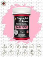 Sugarflair Sugarcraft Colouring Paste - Baby Pink Pastel 25g