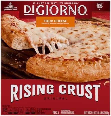 Digiorno Frozen Pizza, Rising Crust, Four Cheese Pizza, Family Dinner