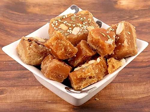 Desi Kitchen Pesi Gur (Jaggery) All Natural | Vegan | 185gm (6.5oz) By Rani Foods Inc