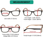 Eyekepper 5 Pack Classic Reading Glasses for Women Men Vintage Readers with Spring Hinges +2.75