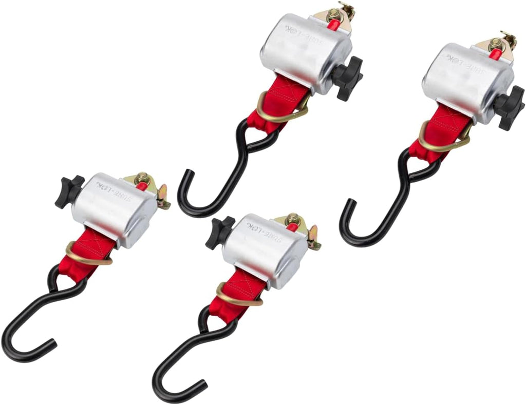 Sure Lok FF628S-4C Wheelchair Restraint Retractor Kit for Occupant Securement. for A-Track Systems with S Hooks. Kit Includes 4 Retractors