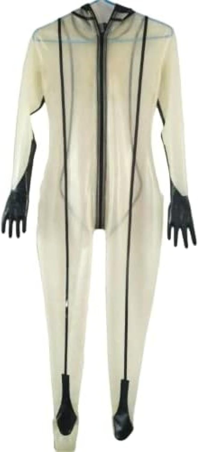 Latex Rubber Cool Gummi Transparent Color Jumpsuit Handsome Racing Uniform Sport Hand Customized,Other Colors,3XL