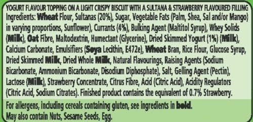 Go Ahead Strawberry Yogurt Breaks Twinpack 35 g (Pack of 24)