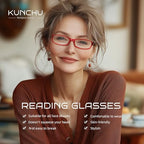 Reading Glasses for Women Men - 5 Pack Blue Light Blocking Spring Hinge Computer Readers Anti Glare UV Eyeglasses