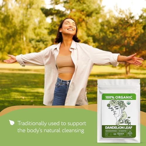 Organic Dandelion Leaf Tea (2 oz.) – Dandelion Leaves – Diente de Leon Organico Hierba - Traditionally Used to Supports Water Balance & Everyday Comfort