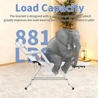 71''W Facial Beds for Esthetician, 881LBS Spa Bed Massage Table with Hydraulic Stool, Tattoo Chair 3-Section Adjustable Table with Detachable Armrests for Salon Table, Lash Chair, Beauty