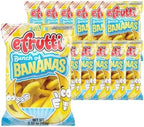 eFrutti Gummi Candy 3.5oz Bags (Bunch of Bananas), 12-Pack