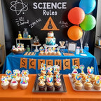 48 Pcs Science Cupcake Toppers Science Party Decorations