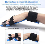 Hand Wrist Orthosis Separate, Breathable Finger Splint Fingerboard Flex Spasm Extension Board Splint Finger Training Stroke Device Therapy for Both Finger Fractures,Wounds,Hemiplegia