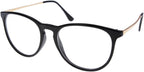 Photochromic Gray Readers Oversize Black Tortoise Frame Reading Glasses