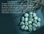MAIBAOTA Green Aventurine Crystals Natural Healing Crystals Bulk Polished Tumbled Crystals Stones Rocks Energy Balance Crystal Gemstones Vase Filler Decorative Stones Reiki Witch Quartz Crstal