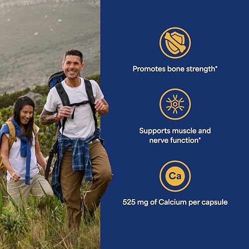 Puritan's Pride Triple Strength Coral Calcium 1500mg with Bone-Active™, Dietary Supplement for Heart, Nerve, and Muscle Support, 2 Month Supply, 120 Rapid Release Capsules