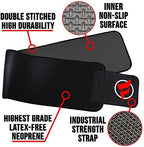 Fitru Waist Trimmer Sauna Ab Belt for Women & Men - Waist Trainer Stomach Wrap