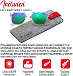 PolarSpex Polarized Sunglasses for Men and Women – UV Protection, Durable & Lightweight Retro Sunglasses for Driving, Fishing