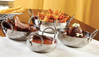 American METALCRAFT, Inc. BD45 - BALTI DISH, STAINLESS STEEL, 16 OZ. - 5-1/8" DIA x 2-1/2" H, 6-1/2" W WITH HANDLES.