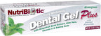 NutriBiotic – Dental Gel Plus, Truly Whitening, Wintergreen, 4.5 Oz | with GSE, Aloe, Vitamin C, Baking Soda & Dental Peroxide | Support Healthy Teeth & Gums | Fluoride-Free