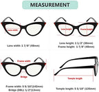 Eyekepper 4-Pack Progressive Multifocus Reading Glasses Blue Light Blocking for Women Cat-eye No Line Multifocal Readers +3.50