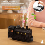 Retro Train Diffuser 300ml Essential Oil Diffuser - Cool Mist Humidifier with Night Light, Aromatherapy Diffuser for Home Bedroom Desk