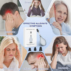 Ear Pressure Relief Suction Device, Tinnitus Relief for Ringing Ears, Portable & Effective Ear Pressure Reliever Device, Ideal for Flying, Reduces Tension with 3 Sizes of Earbuds