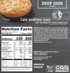 Red Baron Deep Dish Singles 4 Cheese Pizza, 11.2 oz (frozen), 2 count (Pack of 1)