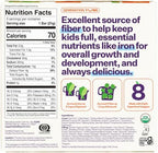 Yumi Organic Toddler Snacks Bars - Gluten-Free, No Added Sugar, 7+ Vegetables, Soft-Baked Crust Yumi Bars, Healthy Toddler Organic Snacks - School Safe and for Lunch Boxes, Blueberry & Purple Carrot (30ct.)