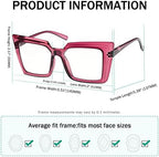 Eyekepper Transition Photochromic Reading Glasses for Women Oversized Readers