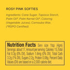 Supernatural Rosy Pink Softies Natural Sprinkles - Dye-Free, Soy-Free, Gluten-Free, Vegan, Made in USA, 3oz - Dye Free Pink Sprinkles