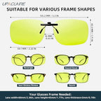 Anti-Blue Light Eyeglasses Clip-On Hd Visual Effect To Protect Your Eyes From The Harm