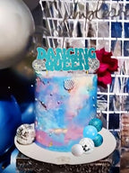 JeVenis Disco Ball & Cake Toppers - Dancing Queen Decorations, Silver Balls & Bells for 80s Themed Cake