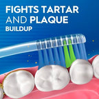 Oral-B Pro Health Fights Plaque & Tartar, 2 Count Medium Manual Toothbrush Pack, Indicator Bristles, Plaque Fighter, Gentle on Teeth