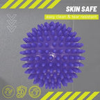 Unisex Soft Spikey Massage Balls, White, One Size UK