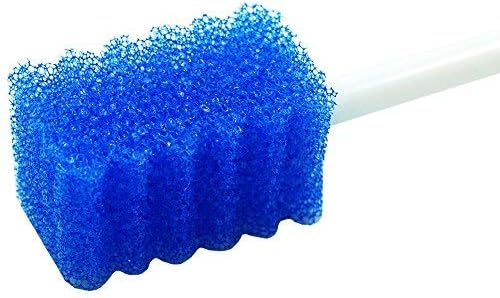 Oral Care Swabs Disposable- Blue 100 Counts
