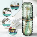 Didiseaon Travel Toothbrush Case Portable Tooth Brush Cup Toothbrush Holder with Cover for Traveling/Camping/School/Home or Daily Uses