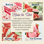 Natural Watermelon Extract for Baking, Ice Cream, Drinks and Candy - 2 Oz - Harvest Moon Delights - Watermelon Flavoring, Flavor