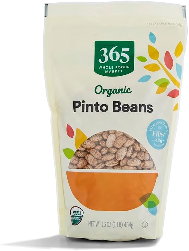 365 by Whole Foods Market, Organic Pinto Beans, 16 Ounce