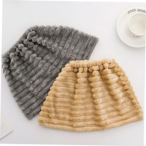 Beaupretty 2pcs Flannel Broom Covers Multi-Functional Sweeping Cloth for Household Cleaning Durable and Reusable Broom Replacement Cloth Heads and Grey Random Color