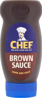 Chef Brown Sauce Squeezy 485g (17.1oz)
