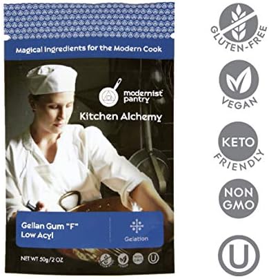Gellan Gum Value Pack (Gellan F Low Acyl + Gellan LT100 High Acyl) ⊘ Non-GMO Vegan OU Kosher Certified - 100g/4oz