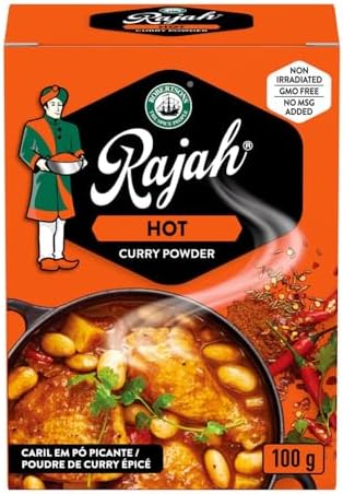 Rajah Curry Powder HOT - Imported From South Africa