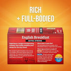 Twinings English Breakfast Extra Strong Black Tea Individually Wrapped Bags, 20 Count (Pack of 1), Robust, Caffeinated, Enjoy Hot or Iced, 20 Teabags