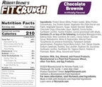 FITCRUNCH Snack Size Protein Bars, 6-Layer Baked Bar, 4g of Sugar, Gluten Free & Soft Cake Core (9 Bars, Chocolate Brownie)