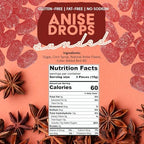 SweetGourmet Sanded Anise Drops, Hard Candy, Classic Holiday Treat, Gluten-Free, Fat-Free, 1 Pound Bag