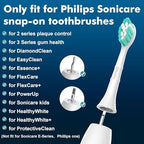 Electric Toothbrush Replacement Heads Compatible with Philips Sonicare ProtectiveClean 2 Series Plaque Control 4100 5100 6100 9024 6064, White, 4 Sonic Brush Head